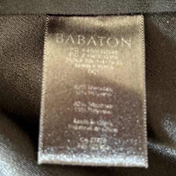 Babaton Aritzia black crop moto asymmetrical zip up blazer jacket size 0 - Picture 16 of 16